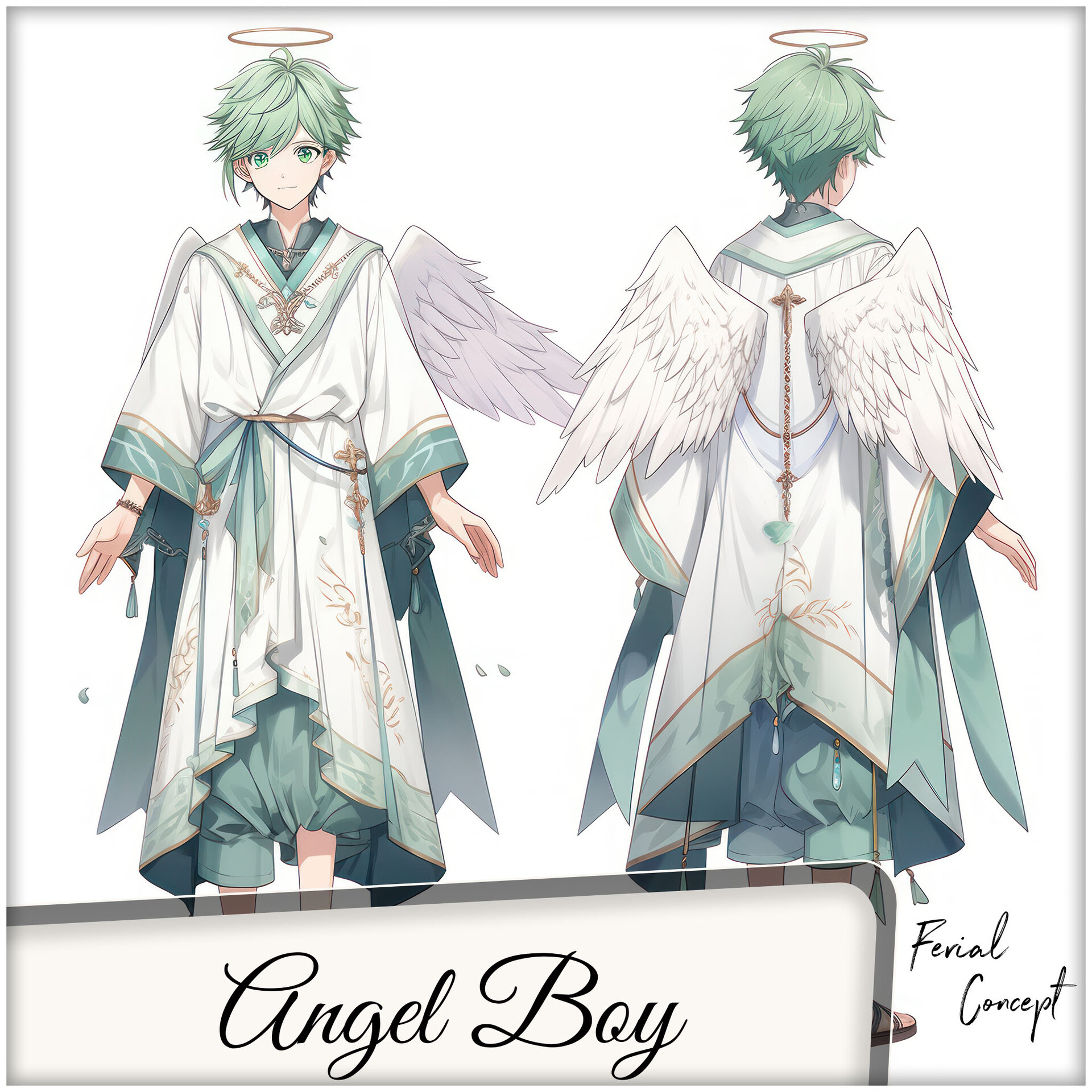 ArtStation - 🔹200 Angel Boy Character [Anime] Reference Image Pack v.2